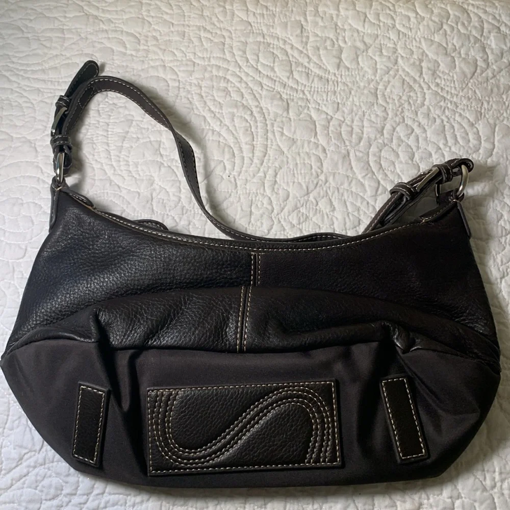 The SAK Brown Leather Shoulder Bag Perfect Condition Adjustable Shoulder Strap
